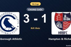Crowborough Athletic vượt qua Hampton & Richmond 3-1 tại vòng loại FA Cup