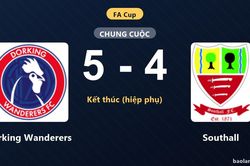 Dorking Wanderers vượt qua Southall 5-4 ở vòng loại thứ hai FA Cup