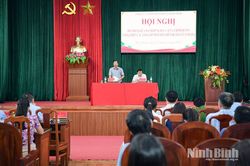 Xã Bình Minh tổ chức đối thoại giữa người đứng đầu cấp ủy, chính quyền với đại diện các tầng lớp Nhân dân