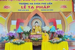 Thái Nguyên: Lễ tạ pháp khóa hậu An cư kiết hạ Phật lịch 2570 tại chùa Phù Liễn