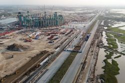 Hà Nội: Cận cảnh đại lộ 120m kết nối sân vận động 135.000 chỗ ngồi sau 9 tháng thi công