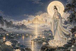 Trung thu mừng Thánh đản Bồ tát Nguyệt Quang: Ánh Trăng soi lối về Tịnh Độ