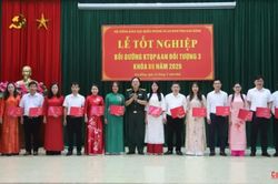 60 học viên hoàn thành lớp bồi dưỡng kiến thức quốc phòng và an ninh đối tượng 3