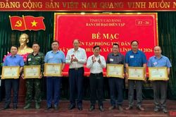 Xã Trà Lĩnh hoàn thành xuất sắc nhiệm vụ diễn tập phòng thủ dân sự