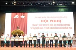TP Hà Nội hoàn thành tốt nhiệm vụ tuyển quân năm 2026