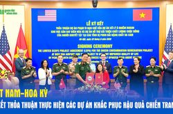Việt Nam-Hoa Kỳ ký kết thỏa thuận thực hiện các dự án khắc phục hậu quả chiến tranh