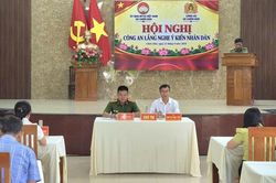 Công an xã Chiên Đàn nâng cao hiệu quả công tác, chất lượng phục vụ nhân dân