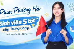Nữ sinh đạt danh hiệu 'Sinh viên 5 tốt' cấp Trung ương, nỗ lực trong nghiên cứu khoa học và hoạt động Đoàn - Hội