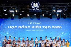 Học bổng Kiến tạo mùa 6 của Vinschool: Trao cơ hội để học sinh kiến tạo tương lai