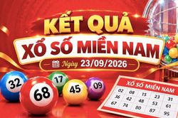 Kết quả xổ số miền Nam hôm nay ngày 23/09/2026