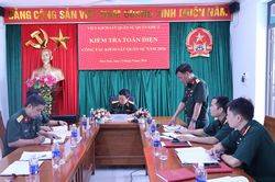 VKSQS Quân khu 2 kiểm tra toàn diện công tác VKSQS khu vực 23