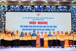 Nghệ An: 157 s&aacute;ng kiến đổi mới, th&uacute;c đẩy chuyển đổi số trong hoạt động Mặt trận