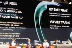 Tổng giám đốc TTXVN phát biểu tại Diễn đàn quốc tế 'Đối thoại về tin giả 4.0'