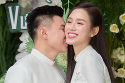 Tổ ấm của Hoa hậu Đỗ Thị Hà và chồng vào mùa Tết Trung thu