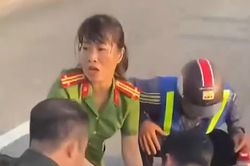 Nữ cảnh sát kể lại khoảnh khắc cứu bé trai 4 tuổi gặp nạn trên đường