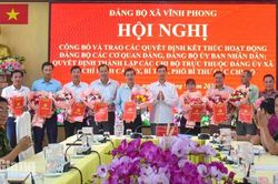 Xã Vĩnh Phong thành lập 10 chi bộ mới