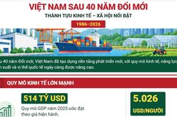Thành tựu vượt bậc sau 40 năm Đổi mới của Việt Nam