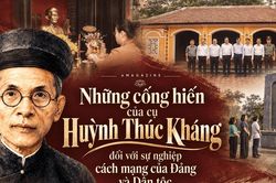Những cống hiến của cụ Huỳnh Thúc Kháng đối với sự nghiệp cách mạng của Đảng và Dân tộc