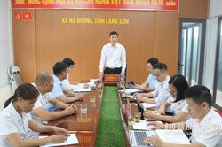 Trung tâm Phục vụ hành chính công tỉnh làm việc với trung tâm phục vụ hành chính công các xã: Na Dương, Lộc Bình