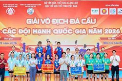 Đá cầu Lào Cai giành 2 huy chương tại Giải vô địch các đội mạnh quốc gia 2026