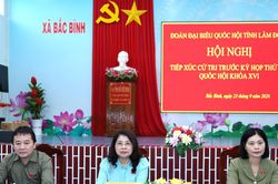Cử tri Bắc Bình kiến nghị nhiều vấn đề về an sinh, đất đai và hạ tầng