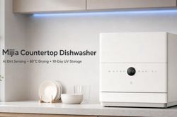 Máy rửa chén Xiaomi Mijia Smart Countertop 5-Set: Rửa thông minh bằng AI và sấy nóng 80°C