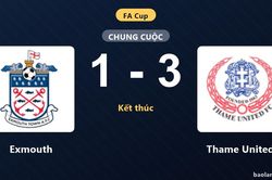Thame United ca khúc khải hoàn trước Exmouth tại vòng loại FA Cup