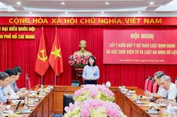 Đoàn ĐBQH TP. Hồ Chí Minh góp ý hoàn thiện dự thảo Luật Định danh và xác thực điện tử, Luật An ninh dữ liệu