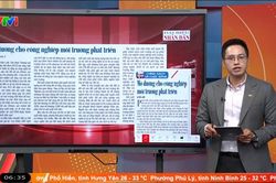 Điểm báo VTV1: Mở đường cho công nghiệp môi trường phát triển