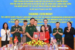 Ký kết hợp tác Việt Nam - Hoa Kỳ về khắc phục hậu quả chiến tranh và ô nhiễm dioxin