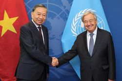 Tổng Bí thư, Chủ tịch nước Tô Lâm gặp Tổng Thư ký Liên hợp quốc António Guterres