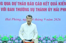 Thông qua dự thảo Báo cáo kết quả giám sát đối với Ban Thường vụ Thành ủy Hải Phòng