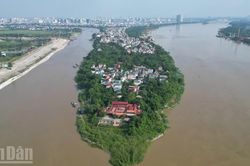 [Ảnh] Bên trong làng cổ Hà Nội trước phương án quy hoạch ven sông Hồng