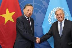 Tổng Bí thư, Chủ tịch nước Tô Lâm gặp Tổng Thư ký Liên hợp quốc António Guterres