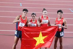 Asiad 20 ngày thi đấu 24/9: Đội tiếp sức hỗn hợp 4x400m khép lại ngày mưa HCĐ của Thể thao Việt Nam