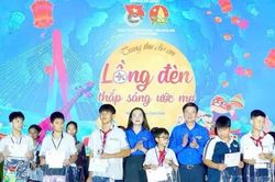 Tỉnh Đoàn Ninh Bình - Doanh nghiệp Xây dựng Xuân Trường tổ chức 'Trung thu cho em - Lồng đèn thắp sáng ước mơ'