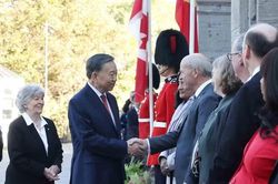 Lễ đón Tổng Bí thư, Chủ tịch nước Tô Lâm thăm cấp Nhà nước tới Canada