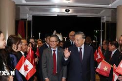 Tổng Bí thư, Chủ tịch nước Tô Lâm bắt đầu thăm cấp Nhà nước tới Canada