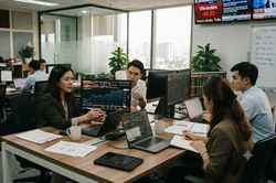 VN-Index giảm hơn 26 điểm, áp lực bán lan rộng