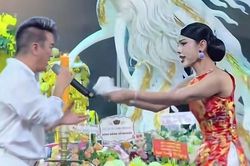 Thêm 1 trường hợp lao lên sân khấu khi Đàm Vĩnh Hưng đang hát