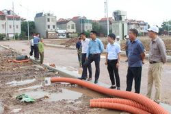Bắc Ninh: Kiểm tra dự án khu tái định cư Đông Cứu I