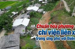Chuẩn hóa phương án chi viện liên xã trong ứng phó với thiên tai