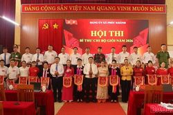 Nghĩa Đô, Phúc Khánh tổ chức Hội thi Bí thư chi bộ giỏi năm 2026