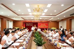 Ban Thường vụ Tỉnh ủy Lào Cai làm việc với Ban Thường vụ Thành ủy Đồng Nai