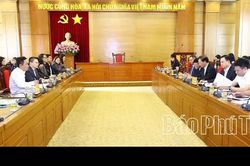 Phú Thọ tăng cường kết nối, thu hút đầu tư từ doanh nghiệp Thái Lan