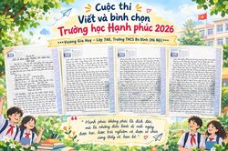 Mái trường - nơi em tìm thấy hạnh phúc