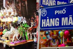 Phố Hàng Mã bán đồ chơi Trung thu từ bao giờ?