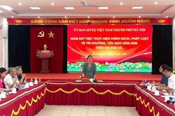 Bảo đảm quyền tự do tín ngưỡng, tôn giáo gắn với bản sắc địa phương