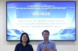 Phường Ngọc Hà trao giải Cuộc thi tìm kiếm ý tưởng cải cách hành chính
