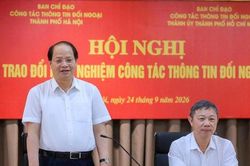 Hà Nội và thành phố Hồ Chí Minh chia sẻ kinh nghiệm về thông tin đối ngoại